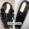 Ishow 9a Mänskliga hårbuntar med spetsavslutning 8-28 tum Vatten Curly Body Virgin Hair Extensions Deep Loose 3 / 4PCs Straight for Women Natural Black Weft Weave
