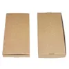 13 3 6 8 1 8cm Brown Rotow Paper Pudownia życzenia Karta Business Pakiet Pakiet papierowy pudełka cukierki biżuterii Paski Pudełko 50pcs L235Y
