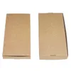 13,3 * 6,8 * 1,8 centímetros Brown Gift Box Paper Craft Wishes jóias Cartão de Visita Cartões de embalagem Papel caixas de bombons Food papelão Box 50pcs / lot