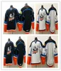 2019 San Diego Gulls Blue Road White Stitched Blank Double Stitched High Quanlity Kostenloser Versand Schwarz Weiß Hockey-Trikots