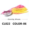 Rana di gomma calda galleggiante esca artificiale 9 colori 4,5 cm 10 g Topwater pesca bass pesca esche morbide