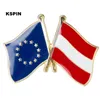 Spilla da bavero con bandiera dell'Unione Europea Italia Distintivo da bavero Spilla da bavero XY007354286261