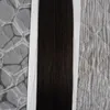 Capelli vergini brasiliani 1.0g / s 100g 14 "18" 22 "Remy Micro Beaks Azzurra dei capelli a Nano Ring Collegamenti capelli umani Dritto