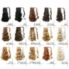 Ponytail Synthetic Hair Clip In Pony Tail Hair Ponytail Wig High Temperature False Hair Synthetic Wigs 15styles RRA1894
