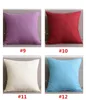 45 * 45CM Maison Carré Taie D'oreiller De Mode Couleur Pure Canapé Coussin Couverture Taie D'oreiller Blanc Décor De Noël 50pcs T1I1640