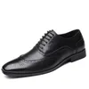 Biz Men Casual Shoes Business Travel Men Big Size Brogue Shoes Man Lace Up Flats Businessman Shoes Hollow Loafer ZY3244185103