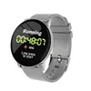 W8 Smart Watch Waterproof Men Kvinnor Blodtryck hjärtfrekvens Aktivitet Tracker Pedometer Sport Fitness Smart Watches Stainless Ste7804856