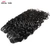 Brazilian Water Wave Wefts Human Hair Bundles With Closure Peruvian Wet and Wavy Malaysian Body Wave Deep Loose Hair Extensions FZP201