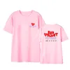 T-shirt da donna Arrivo Red Velvet Concert Redmare O Neck T-shirt Kpop T-shirt manica corta moda unisex