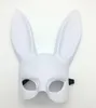 Mode femmes fille fête oreilles de lapin masque Cosplay Costume mignon drôle Halloween masque décoration Bar discothèque Costume oreilles de lapin M7722251