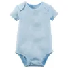 Baby ROMPERS BABY Overalls Pure Baumwollstoff sieben Farbe Kurzärmelen Sommer Rompers Baby Onesies Säugling Kleidung 024 m Rusia5328308