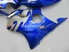 Wtryskowy zestaw dożywotniczej części Moto dla Honda CBR600 F4I 04 05 06 07 Blue Silver Fairings Zestaw CBR600 F4I 2004-2007 IY30