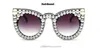 45557 Pearl Diamond Sunglasses Unique Women CCSPACE Brand Glasses Fashion Female Shades