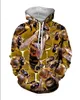 Mens Designer Hoodies for Women Men Couples Sweatshirt Lovers 3D Bee Hoodies Coats Hooded Pullovers Tees Clothing R208