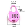 Mini Padlock Luggage Backpack Suitcase Combination Password Lock Student Children Outdoor Travel Locker Security Metal Padlock BC BH2704