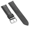 Titta på tillbehör 18202224mm Leather Watch Band Blackbrown Color Watches Armband Wristwatch Strap Replacement Pin Buckle Spring8014411