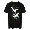 Mens Designer T Shirt Red Crowned Crane Printing Summer T-Shirts Hip Hop Fashion Men Women Short Sleeve Tees Size S-3XL