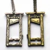 10Pcs Punk Guillotine Pendant Necklace Male Female French Tibetan Jewelry Accessories Wholesale Lots Bulk