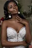 Africaine Sexy Hors Épaule Robes De Mariée Sirène Avec Train De Balayage Date Dentelle Appliqued Fille Noire Plus La Taille Robes De Mariée De Plage