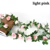 2.2m Artificial Flower String 16 Heads Rose Vines Rattan for Home Party Wedding Garden Decoration