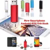 Verklig kapacitet 128GB OTG Dual Micro USB Flash Pen Thumb Drive Memory Stick för telefon PC