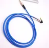 Câble aux 3.5mm tête à angle droit 90 ° pour haut-parleur mp3 téléphone radio son 1 mètre multi couleurs mâle à mâle