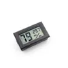 Новый черный / белый FY-11 Мини Цифровой ЖК-Окружающей среды Термометр Гигрометр Измеритель Температуры Влажности В комнате холодильник морозильник LX6323
