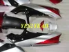 Motorfiets Fairing Body Kit voor Kawasaki Ninja ZX9R 94 95 96 97 ZX 9R ZX-9R 1994 1997 Rood Silver Backings Carrosserie + Geschenken KG30