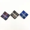 12PCS 43 * 43CM Pure Cotton Men's Handkerchief Square Scarf Dark Stripes