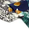 Bohemia Flower Hillside Twill 100 jedwabny szalik Kobiety Square Bird Print Szaliki Kerchief For Ladies Shawl Echarpe 13013075392019865798