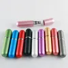 5ml Refillerbar Portable Mini Perfume Spray Bottle Traveller Aluminium Atomizer Tom flaska LX3246