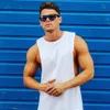 Brand Mens Sleeveless Vest Summer Cotton Male Tank Tops Gyms Clothing Bodybuilding Undershirt Workout Fitness Tank Tops