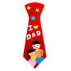 Barn diy slipsar hantverk dagis barn handgjorda slips pedagogiska leksaker fars daggåva barn non vävt kläder material set