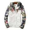 Mens Floral Jacket Hip Hop Windbreaker Fashion Jackets Män kvinnor Streetwear Ytterkläder Par Autumn Hooded Coat High Quality JK0001