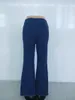 Donne Jeans a zampa pantaloni sexy sottile casuale Vintage Bootcut gamba larga jeans svasati Office Lady di Bell Bottoms denim pantaloni LJJA2583