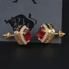 10 Colors for Options Fashion Men Women Earrings Gold Silver Color CZ Earrings for Men Women Nice Gift