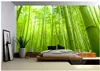 Bambu fresco mural tv fundo parede 3d papel de parede 3d papéis de parede para cenário de TV