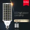 AC100-277V E27 50W 2835 Fläktkylning LED CORN Glödlampa utan lampskydd för inomhusinredning Droplight Street Spotlight LED011