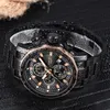 Relogio Masculino LIGE nouveau Sport chronographe hommes montres haut de gamme de luxe en acier pleine horloge à Quartz étanche grand cadran montre hommes T2592