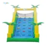 YARD Playhouse Company Inflatable Slide Climbing Wall with Water Slide Pool