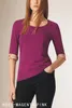 女性Tシャツ新しいデザインハーフスリーブコットンOネックTシャツファッションブランド格子縞の女性Tシャツブラックホワイトピンク高品質S-XX297S
