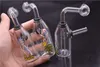 가장 저렴한 Pyrex 오일 버너 bong Clear glass break bong 재미 있고 귀여운 유리 파이프 오일 Nail Bong with Detachable oil burner