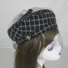 Mesh Lattice basker hattar för kvinnor mode eleganta åttkantiga hattar mode små bi damer högkvalitativa hattar leveranser tillverkare5298469