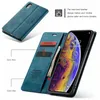 Caseme lederen portemonnee voor iPhone 13 12 11Pro Max XS XR 8 7 6s plus magnetische sluiting ID Slot Flip Cover7756430