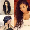 Natural wave 360 Lace Frontal Wigs 150% Density Water Wave Human Hair Wigs with Baby Hair for Black Women Natural Color