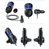 Trasmettitore Bluetooth AUDIO AUTOS AUTOS MP3 PLAYER wireless in-car fm modulatori handsfree kit auto Bluetooth con display LCD