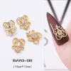 Senaste 5st Tassel Nail Art Zircon Nail Metal smycken Fingernail Zircon Diamond Charms Pendant Manicure Decoration4072357