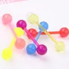 BALL ACRYLIL BRIGHT LACHER BANS PROCEPING NOMBLEERY TOUNGE 7 COLOR 50100800PCS GLOW in Dark Belly Barbell5909472