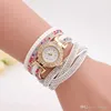 Luksusowy bransoletka Zegarek Kwarcowy Rhinestone Crystal Wristwatch Kobiety Sukienka Watch