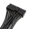 10Pcs ATX Power Supply 30cm Adaptor Cable Connector for Mining 24Pin 20 4pin Dual PSU Support Whole209A